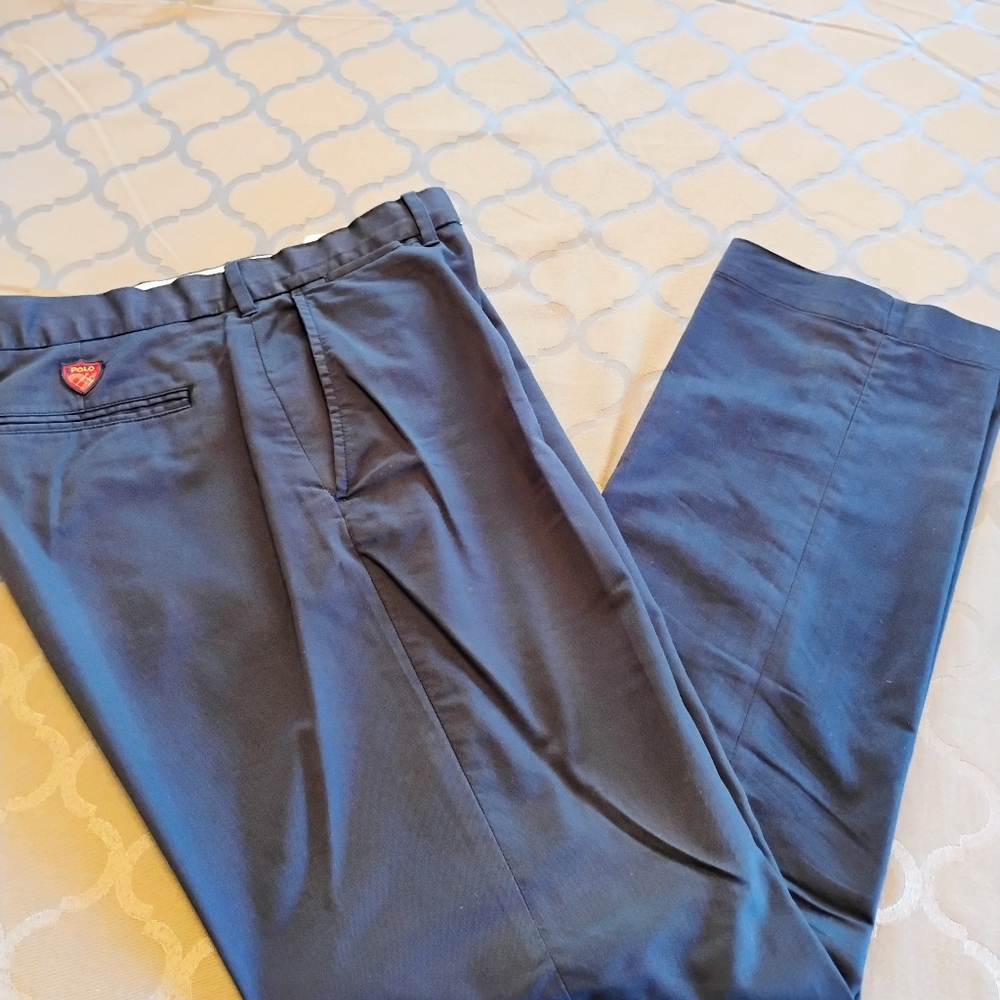 Polo by Ralph Lauren Dark Blue Men's Chinos 32 X 32